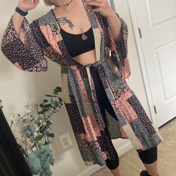 Cream & Rogue - Patchwork Boho Kimono - M/L - Picture 5 of 12